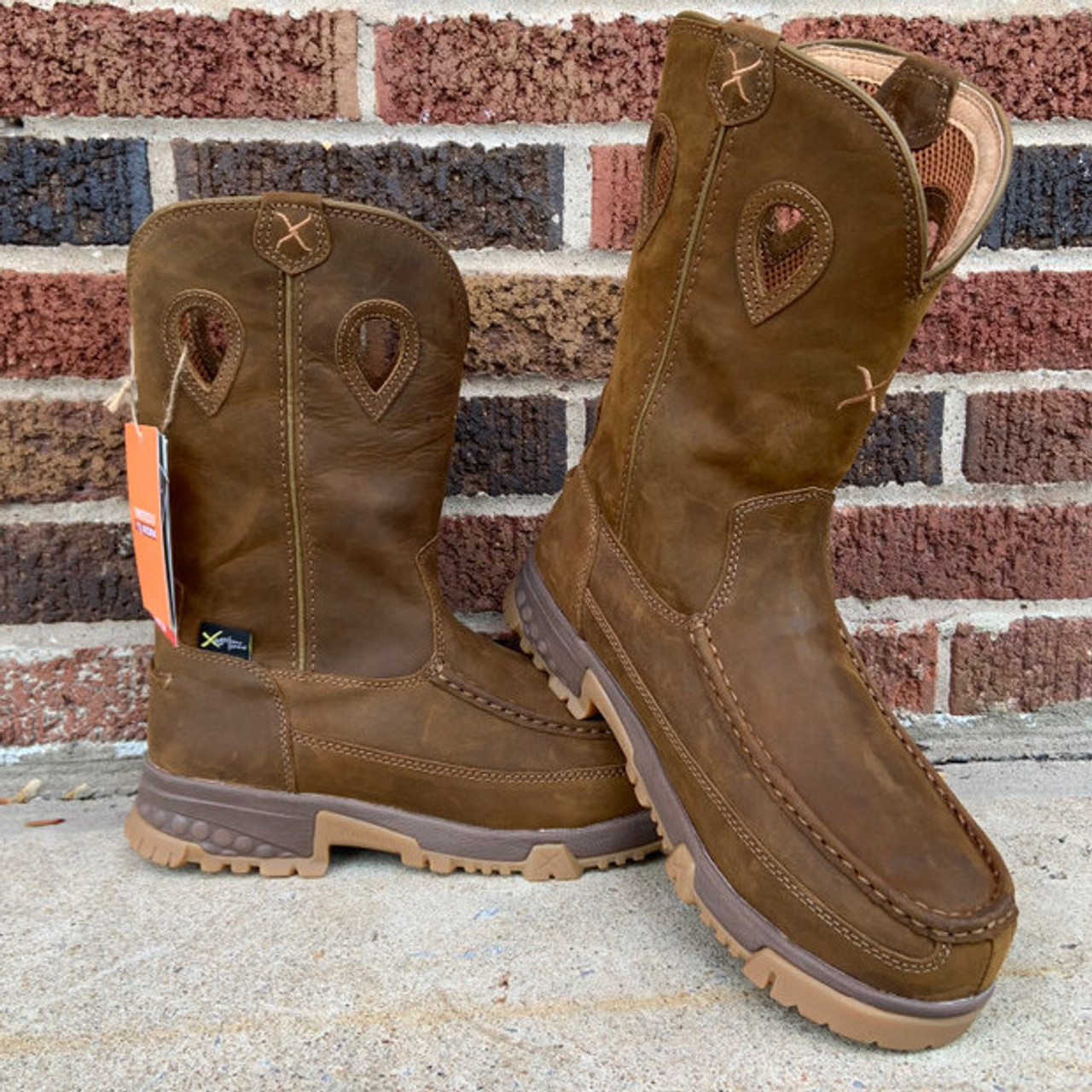 Twisted X Men's 11″ Nano Toe Work Boot with CellStretch® in