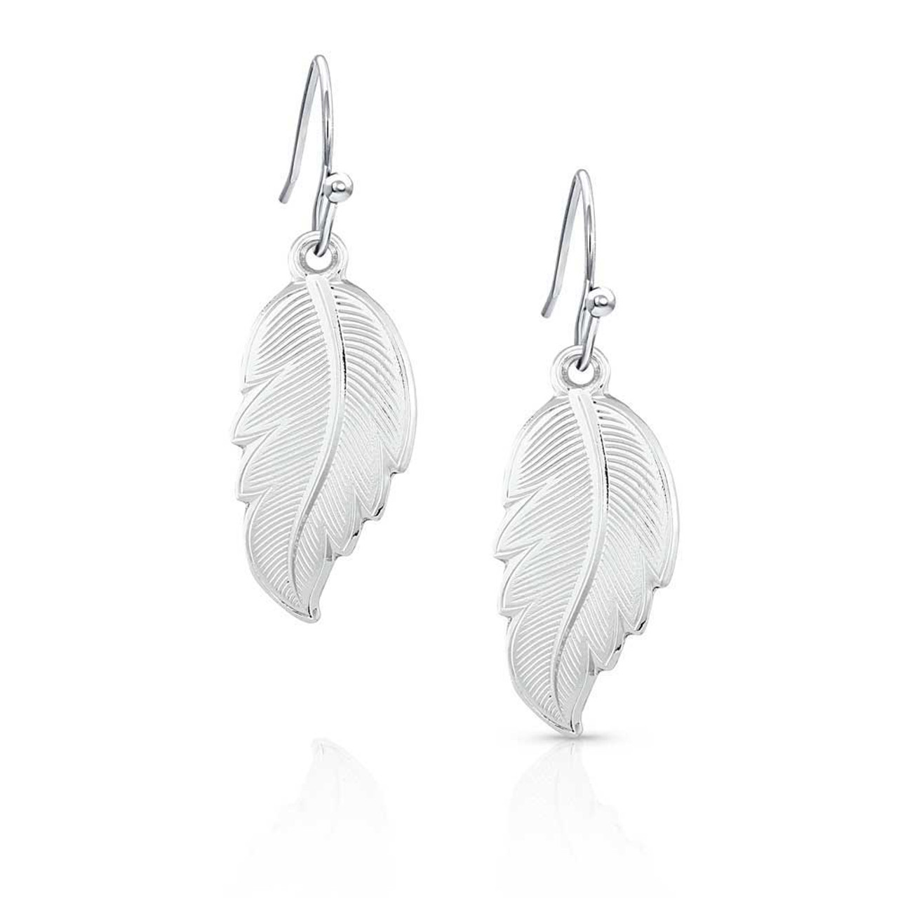 Silver Feather Earrings – The Zuri Collection