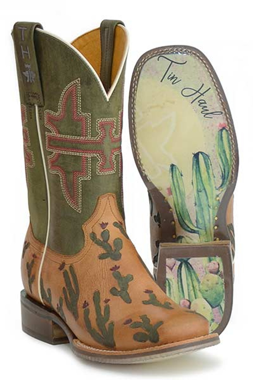 Tin Haul Women's Cactaplicity Desert Moon Boots 14-021-0007-1461