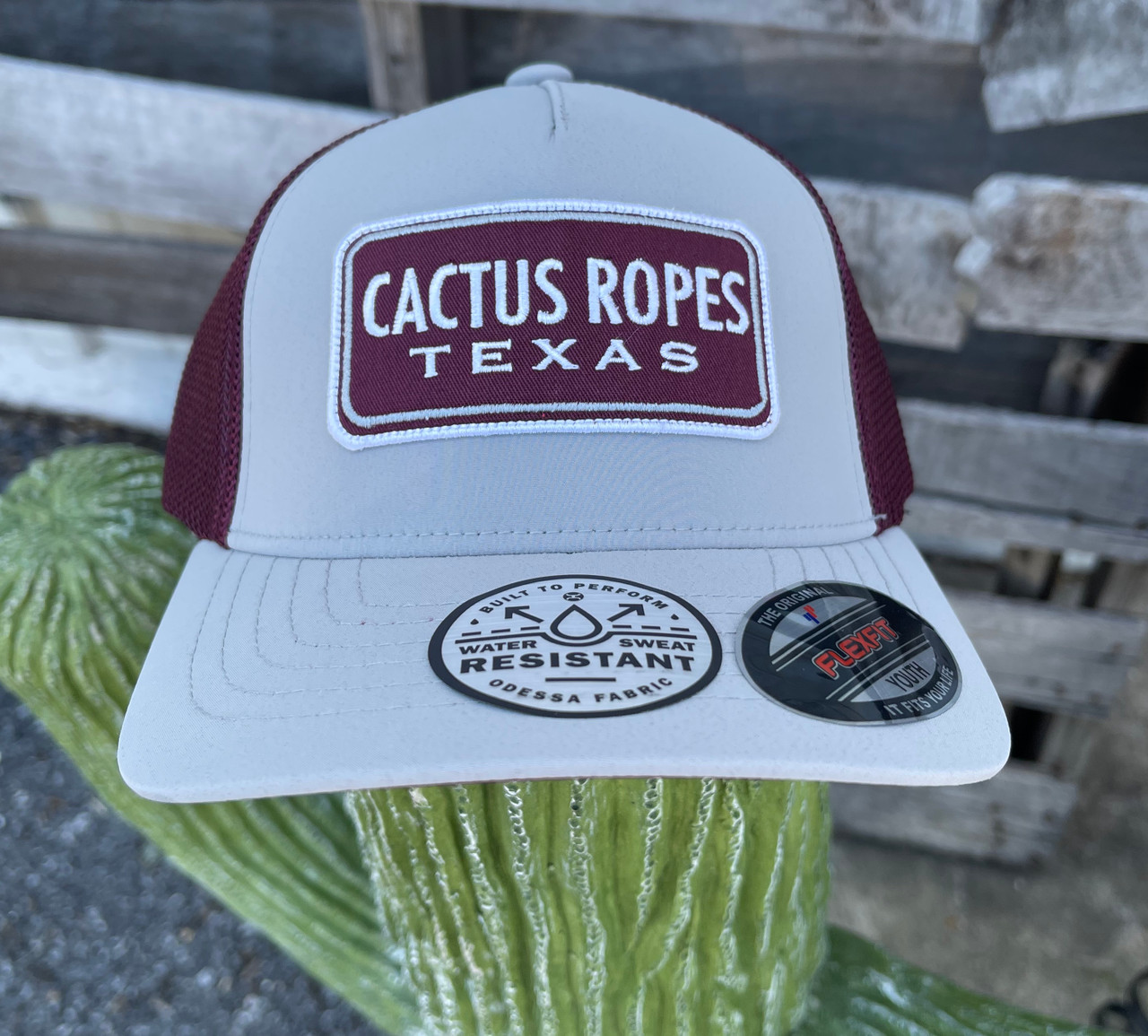 Hooey Grey/White CR083 Youth Cactus Ropes Hat CR083-Y