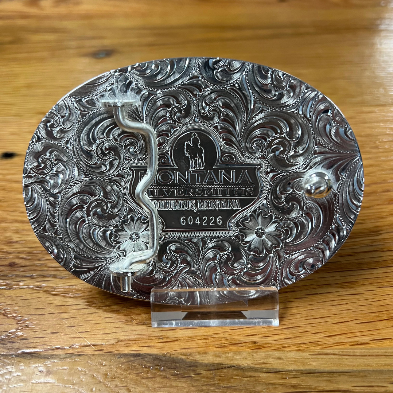 Montana Silversmiths Fancy Scroll Pig Belt Buckle 45810-Pig