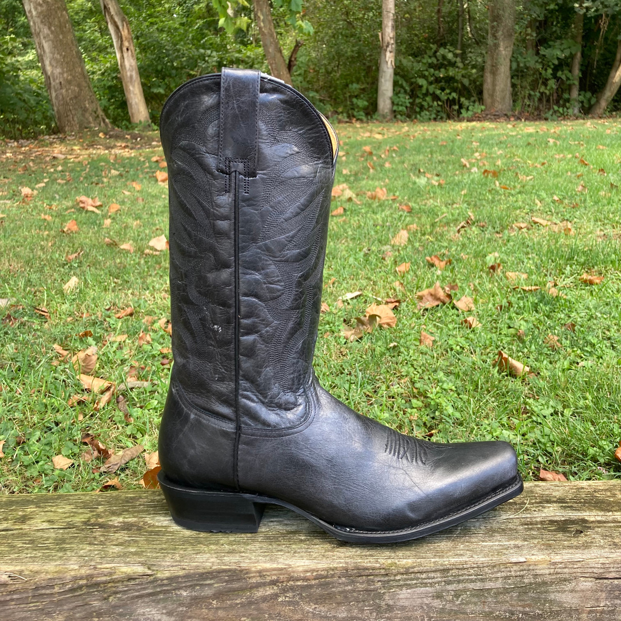 Roper Men's Marbled Black Parker Medium 7 Toe Boot 09-020