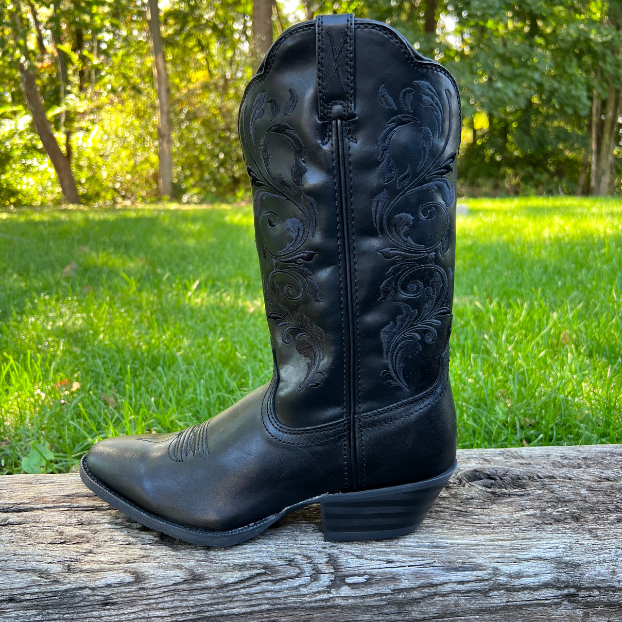 Womens black western on sale boots