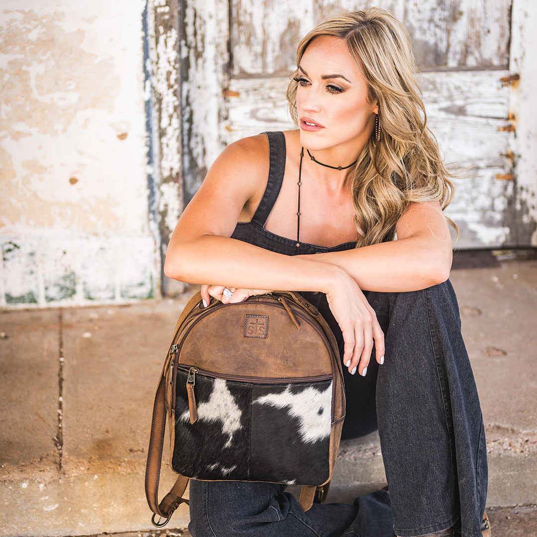 STS Ranch Cowhide Phoenix Backpack STS30601 - Stockyard Style