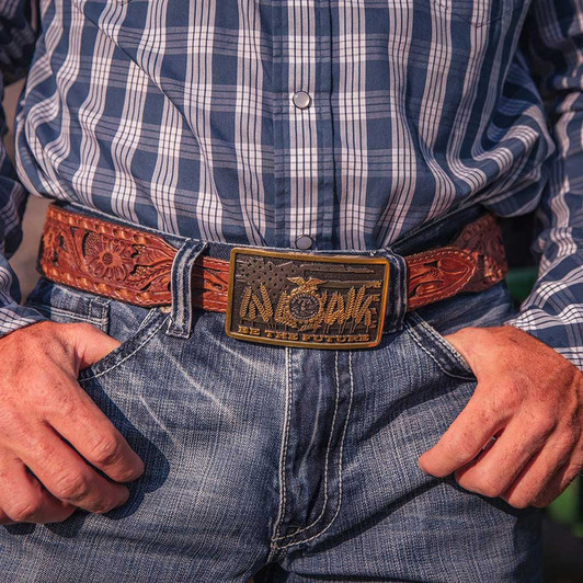 Montana Silversmiths Be the Future FFA Attitude Belt Buckle A986P