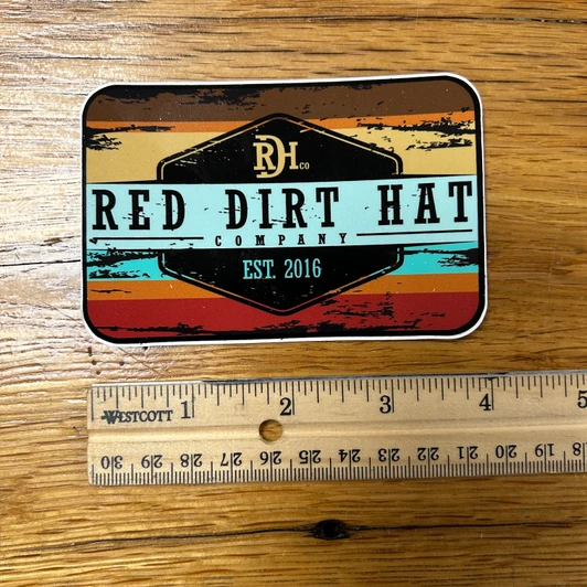Red Dirt Hat Co. Army Sunset Sticker