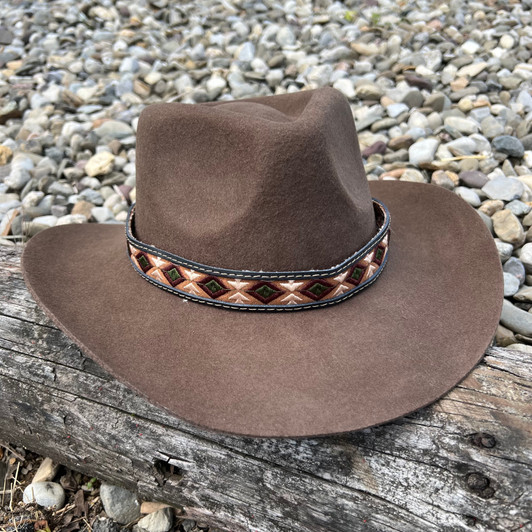 Fawn Diamond Stitched Hat Band HB-Fawn