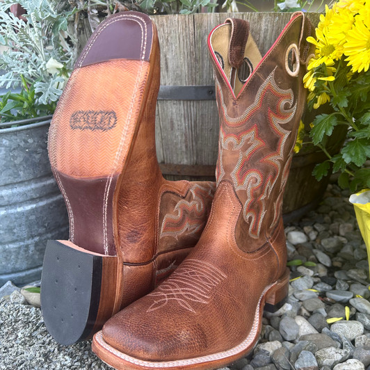 Boulet Men's Bomber and Ambergold Square Toe Boot 9346