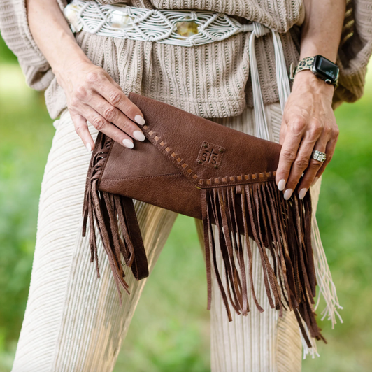 STS Ranch Indie Clutch - Walnut STS34752