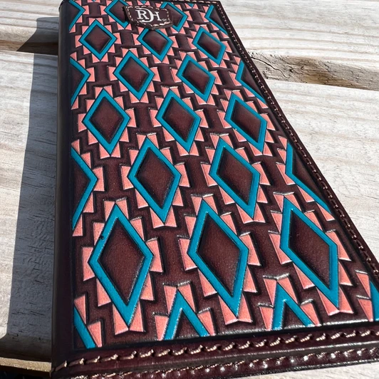 Red Dirt Hat Co. Southwest Diamond Rodeo Wallet 23111876W14