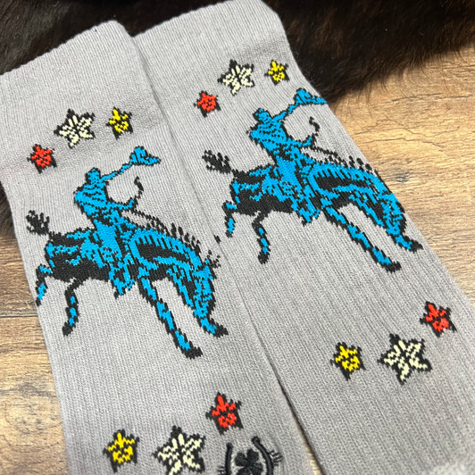 Lucky Chuck Long Live Grey Performance Sock LC12-12114