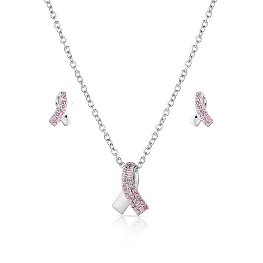 Montana Silversmiths Hope & Strength Ribbon Jewelry Set JS5999TWP