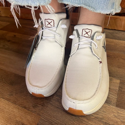 Twisted X Women's White Longhorn UltraLite X Shoes WCAU010