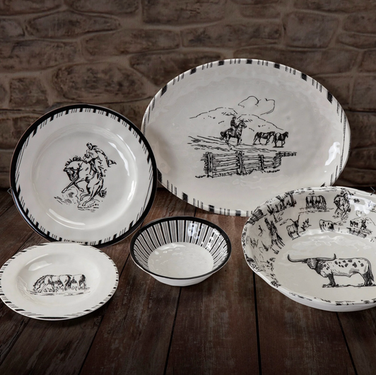 Paseo Road Ranch Life Melamine Dinnerware Set PK213814