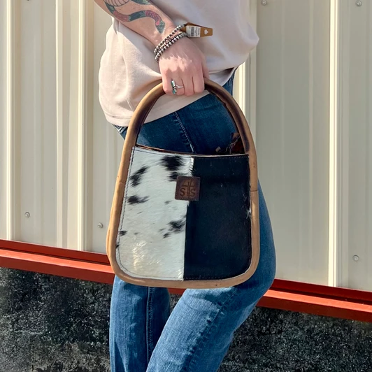 STS Ranch Cowhide Sugar Satchel STS33216