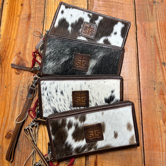 STS Ranch Vaquero Concho Cowhide Bifold Wallet STS64308