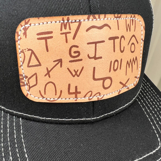 Branded Leather Patch Hat