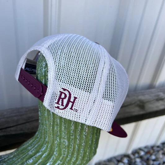 Red Dirt Hat Co. Youth Cowboy Roy Maroon/Khaki Hat RDHC-59