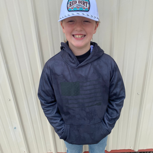 Hooey Youth "Liberty Roper" Black Hoodie HH1178BK-Y