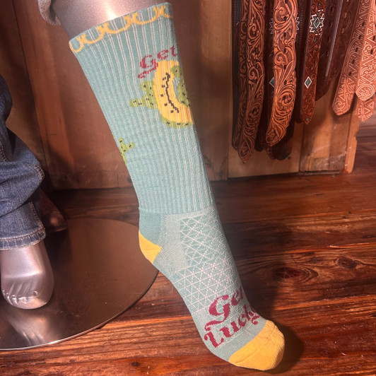 Lucky Chuck Get Lucky Aqua Performance Socks LC12-12180