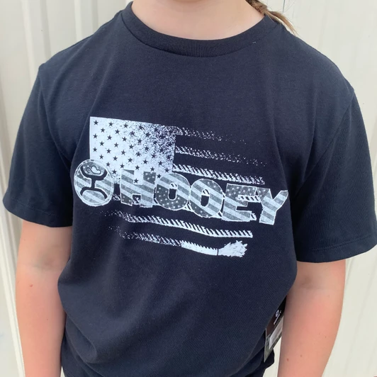 Hooey Youth Ol' Glory Rope Flag Crew Neck Tee