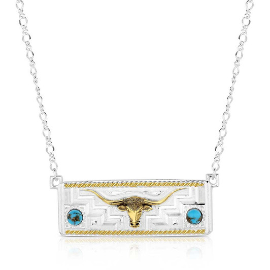 Montana Silversmiths Longhorn Trails Necklace