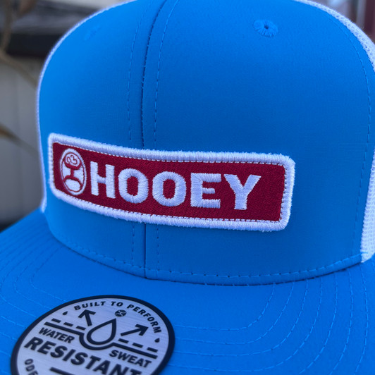 Hooey "Lock Up" Blue and White Hat 2213T-BLWH