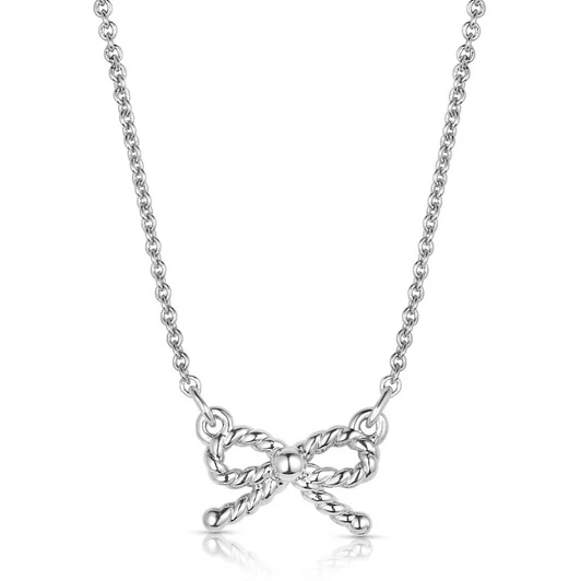 Montana Silversmiths Cowgirls Bow Necklace NC6295