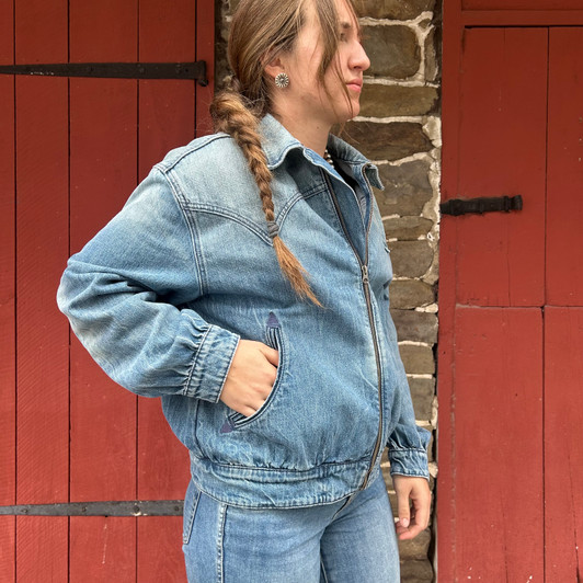 Ariat Women's Cheyenne Denim Bomber Jacket 10065931