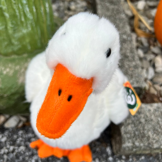 Large White Duck Stuffed Animal