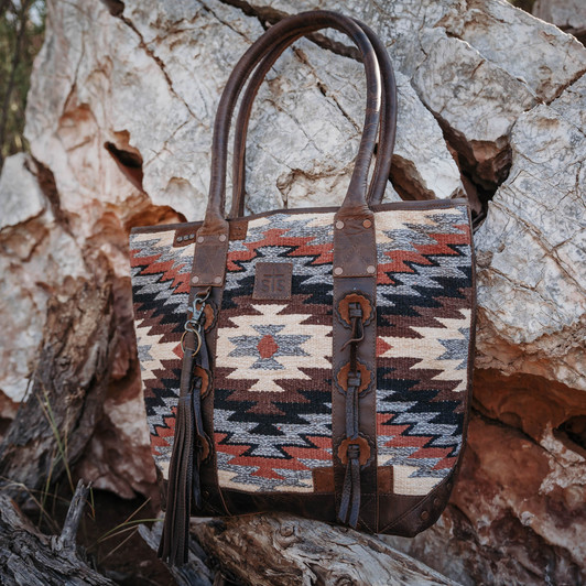 STS Ranch Guadalupe Serape Palomino Tote