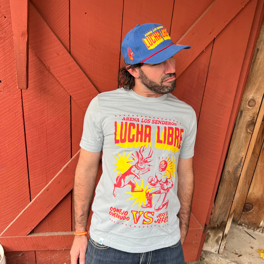 Sendero Provisions Lucha Libre Sky Blue Graphic Tee SPCS125F17