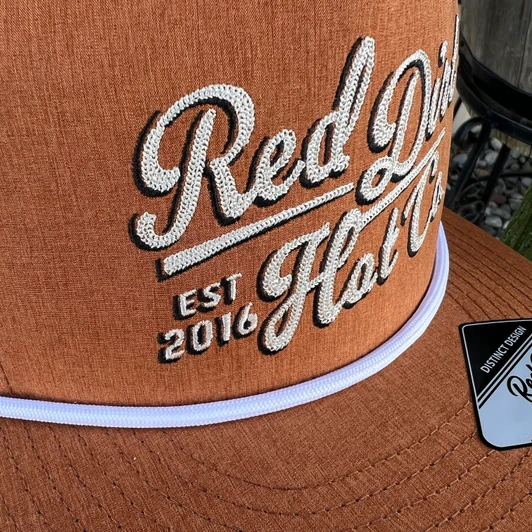 Red Dirt Hat Co. Sienna Orange/Putty Rope Hat
