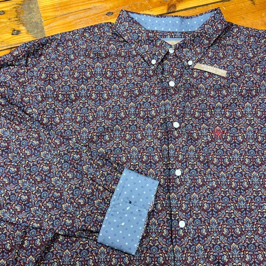 Ariat Men's Wrinkle Free Brendan Classic Fit Button Shirt 10065805