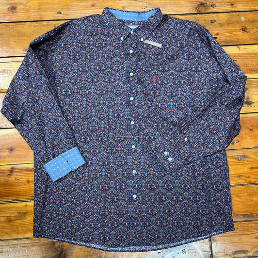 Ariat Men's Wrinkle Free Brendan Classic Fit Button Shirt 10065805