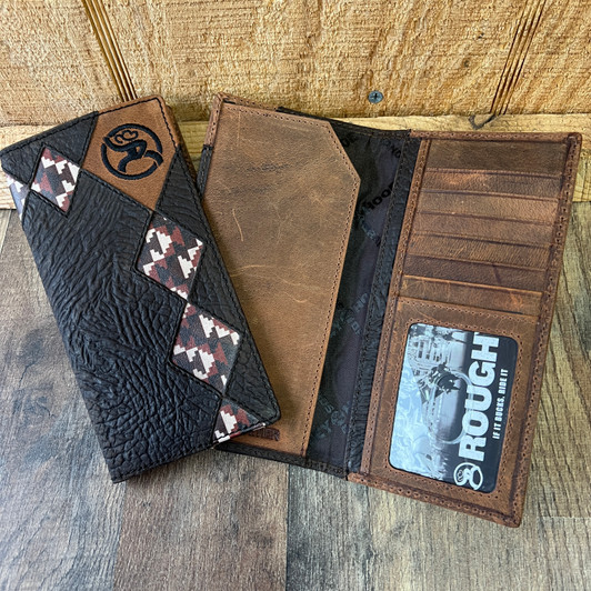 Hooey Tahonta Roughy Diamond Patchwork Rodeo Wallet