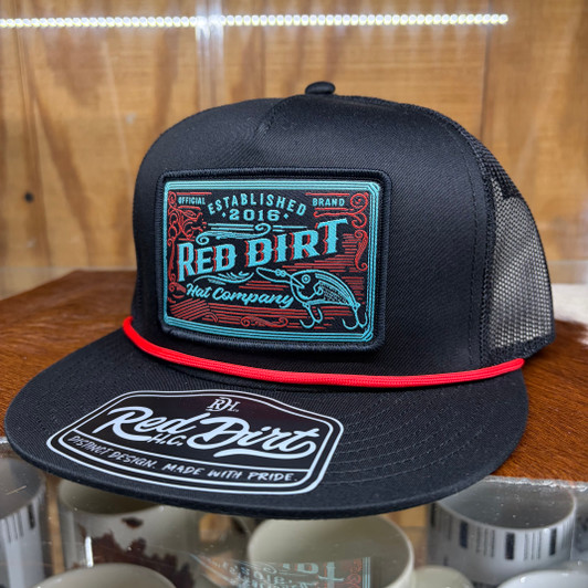 Red Dirt Hat Co. Tackle Box Black Hat RDHC-557