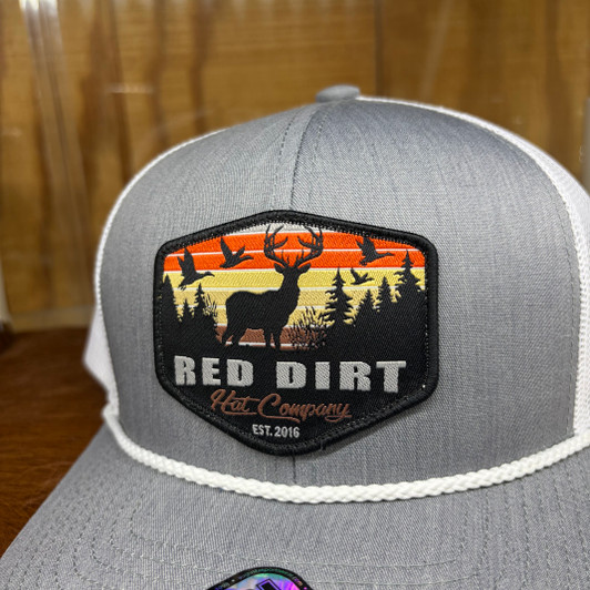 Red Dirt Hat Co. Open Season Grey & White Hat RDHC-480