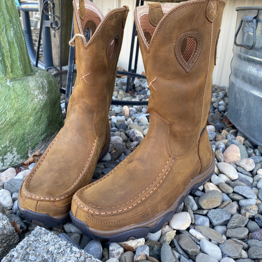 Twisted X Men’s 11″ Pull-On Waterproof Distressed Saddle Hiker Boot MHKBW01