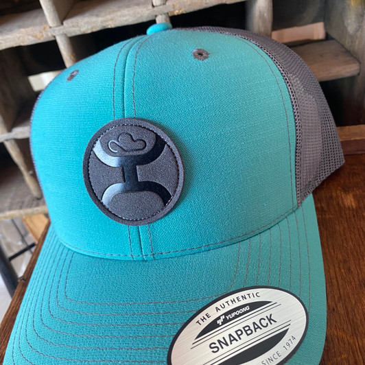 Hooey Blush Teal & Grey Trucker Hat 2205T-TLGY