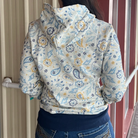 Hooey Women's Cream Paisley Hoody HH1150CR