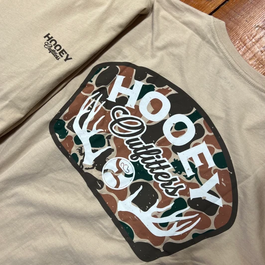 Hooey Men's Tan Outfitters Tee