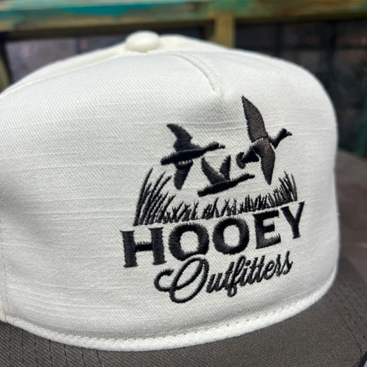 Hooey Decoy Cream & Brown Trucker Hat