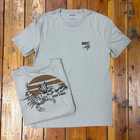 Hooey Men's Desert Stinger Scorpion Tee HT2611TN