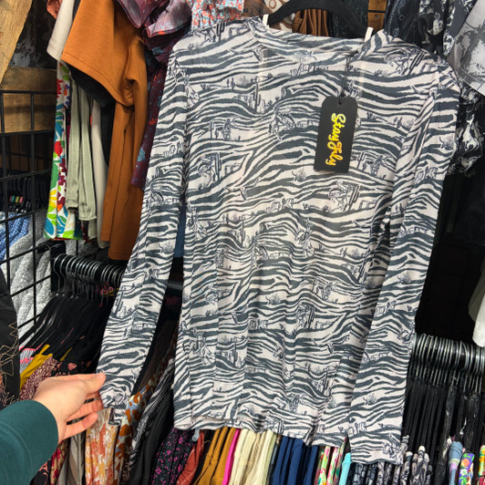 2 Fly Co Women's Let's Get Mesh Wild Long Sleeve Top