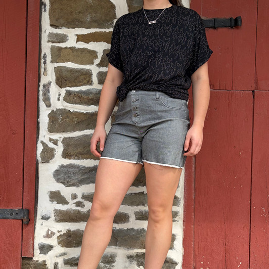 2 Fly Co Women's Midnight Swap It Out Reversible Shorts 2FLY-MSIO