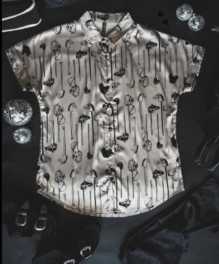 2 Fly Co Stick Pony Short Sleeve Snap Shirt - 3X