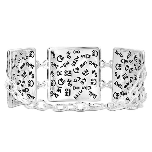 Montana Silversmiths Ranch House Floral Bracelet BC6464