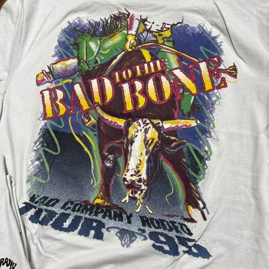 Hooey Men's Bad Company Grey Bad To The Bone Graphic Tee