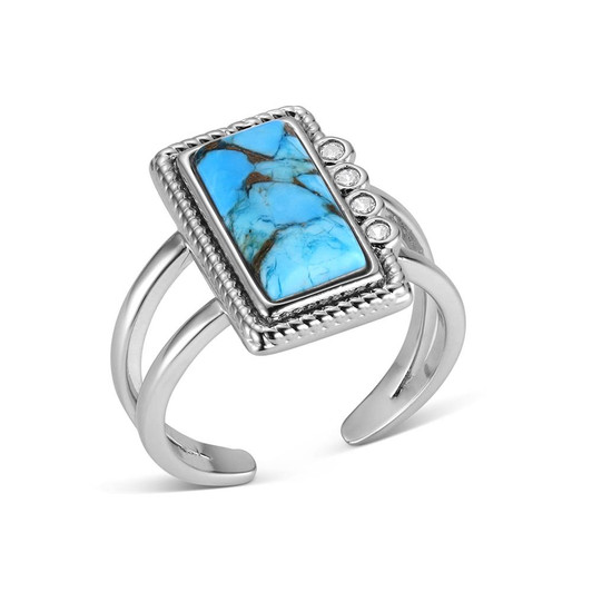 Montana Silversmiths Summer Rain Turquoise Ring RG6550
